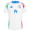 Virallinen Fanipaita Italia Chiesa 14 Vieraspelipaita Euro 2024 - Miesten